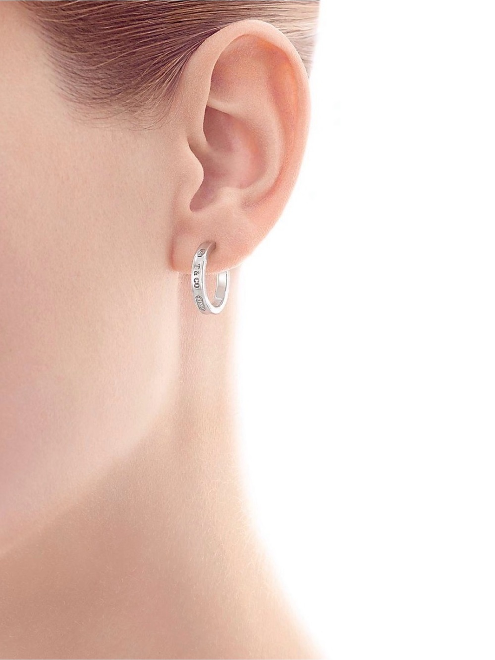 Tiffany & Co. 1837 Silver Hoops Earrings